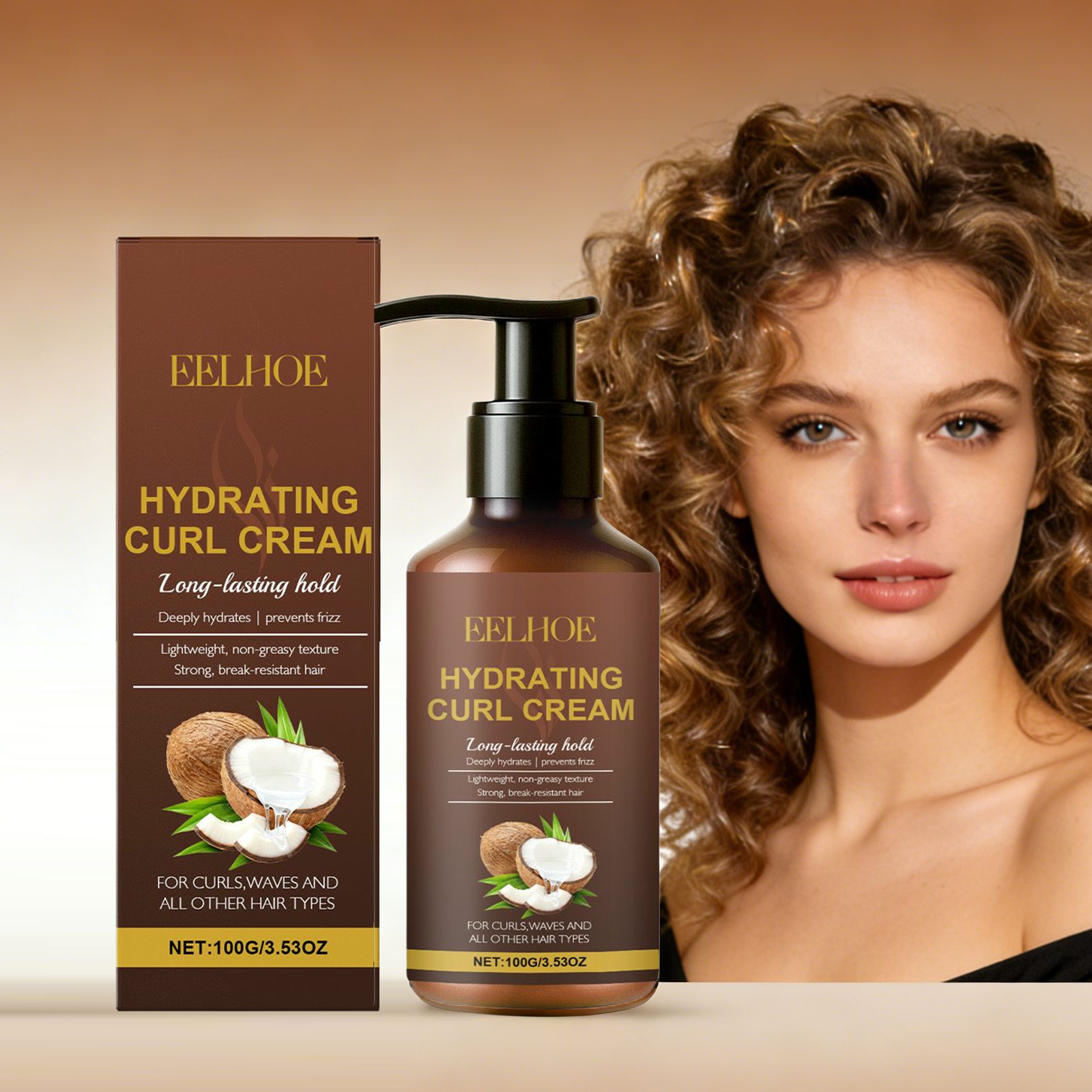 Hair Care Naturally - Curl Styling Cream for Wavy and