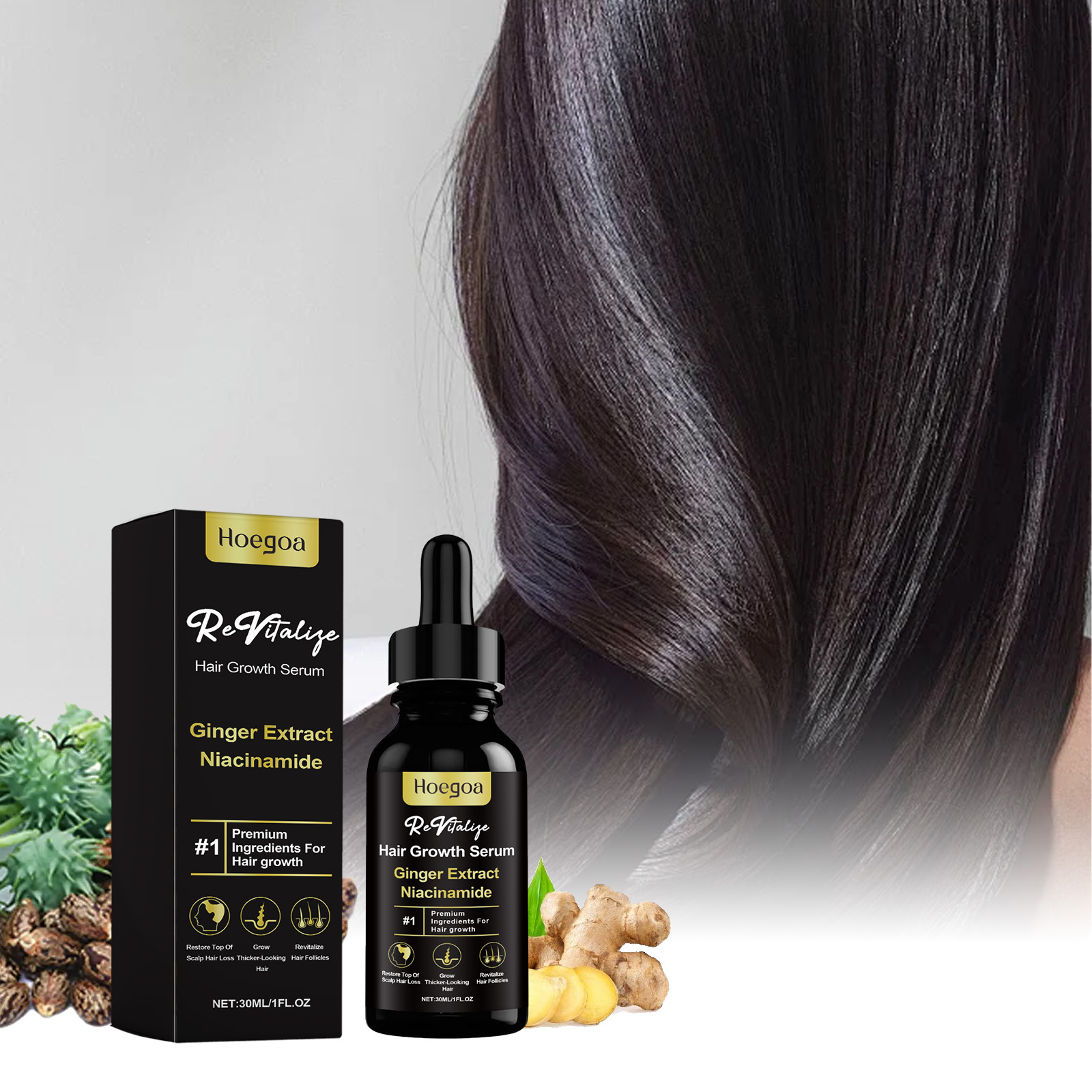 Hair Care Serum - 30ml Hair Care Essential Oil Thicker