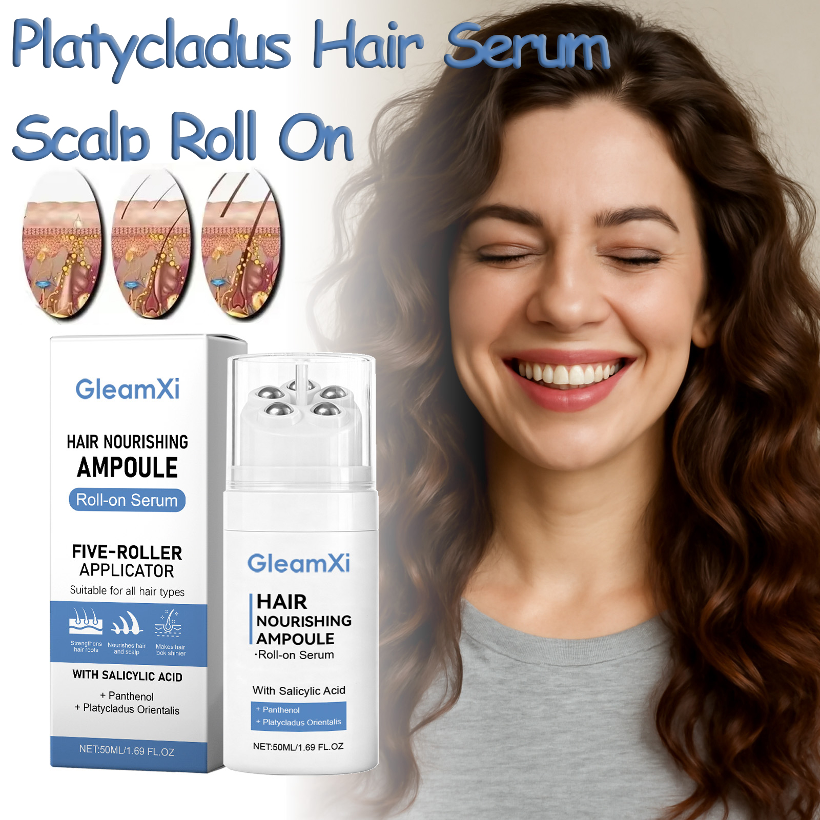 Hair Care Naturally - Platycladus Hair Nourishing Serum Roll-on Increase