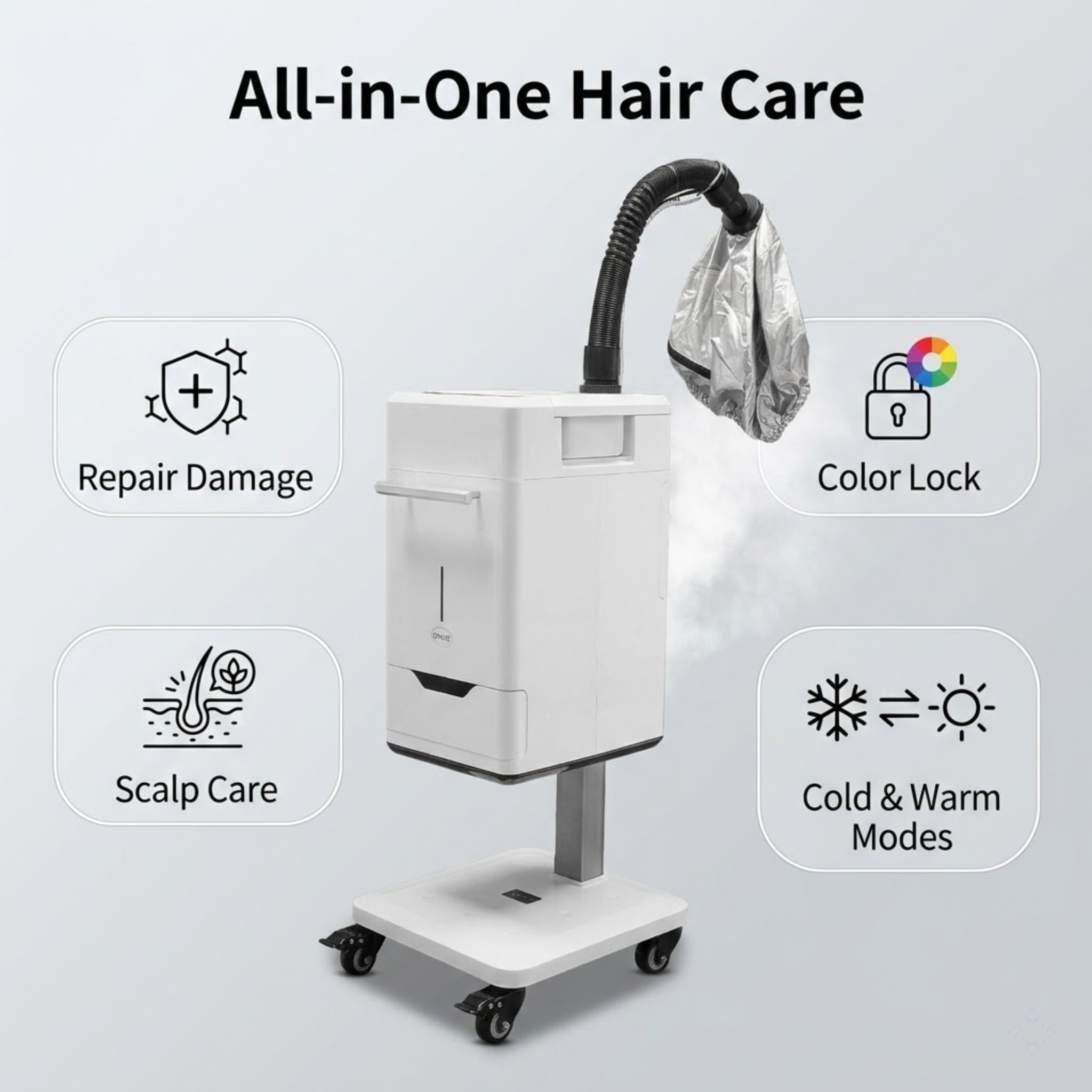 Hair Care In Salon - Nano Hair Steamer Machine Home Beauty