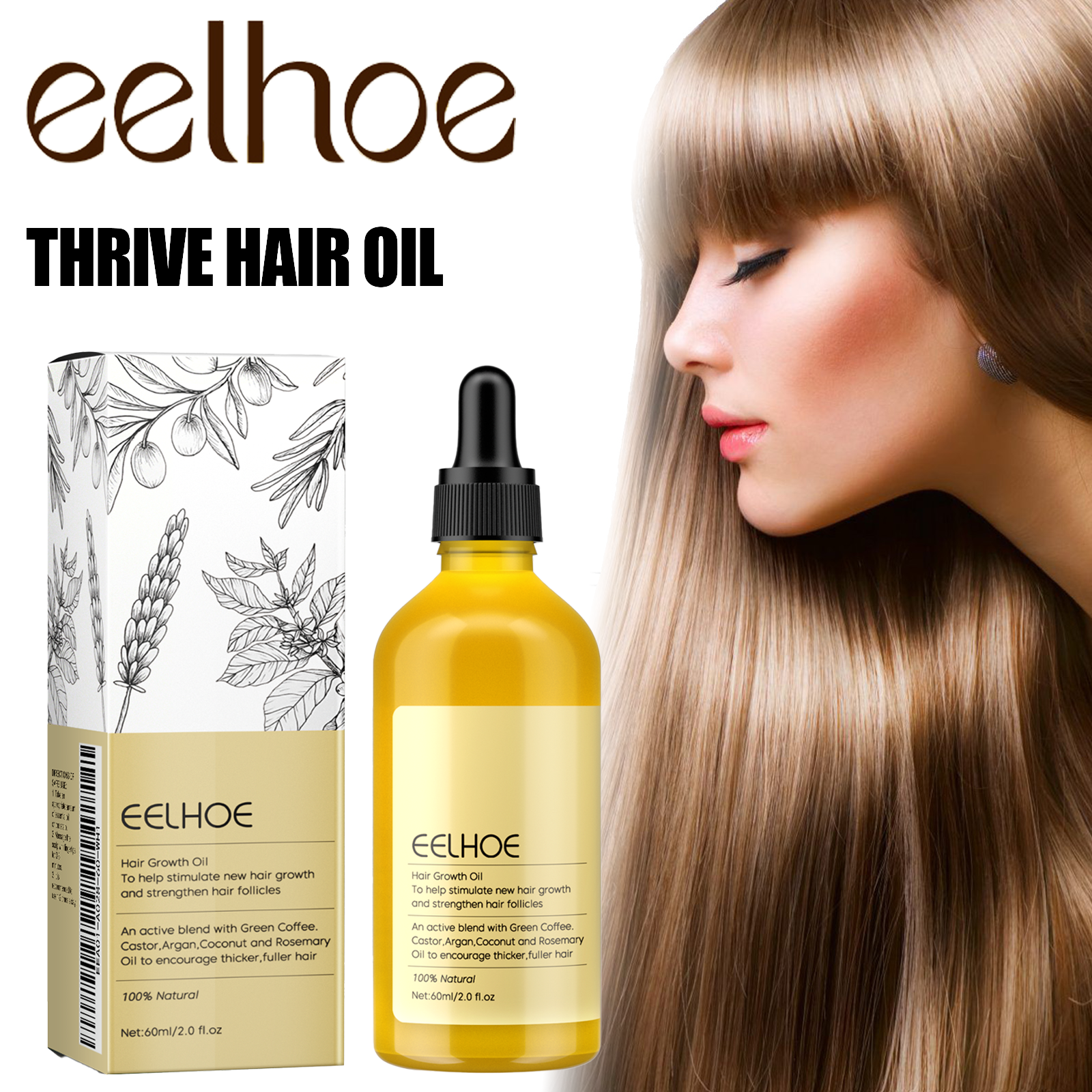 Hair Care Growth - Rosemary Hair Growth Oil 60ml Anti