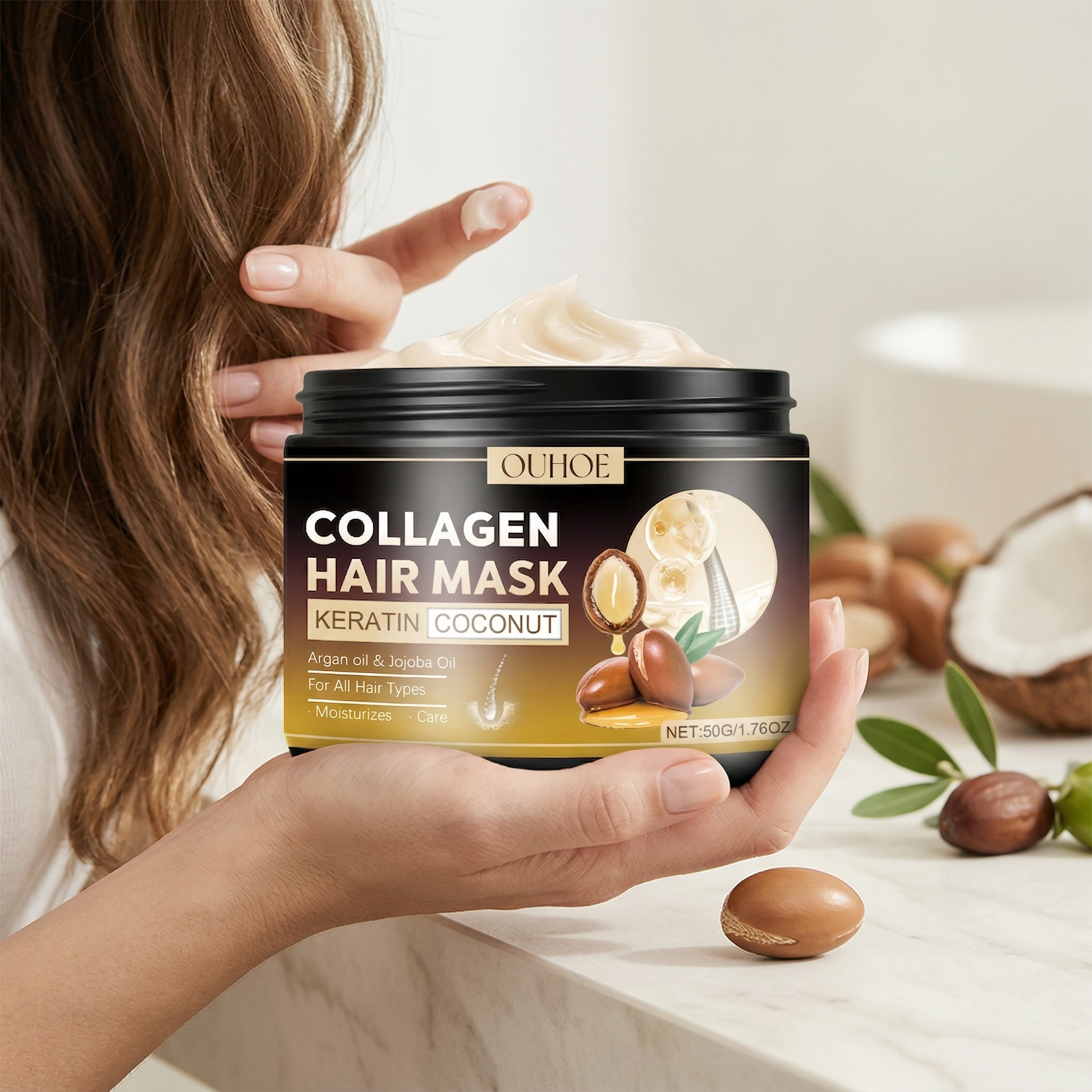 Hair Care Collagen - 50g Collagen Hair Care Mask Deep