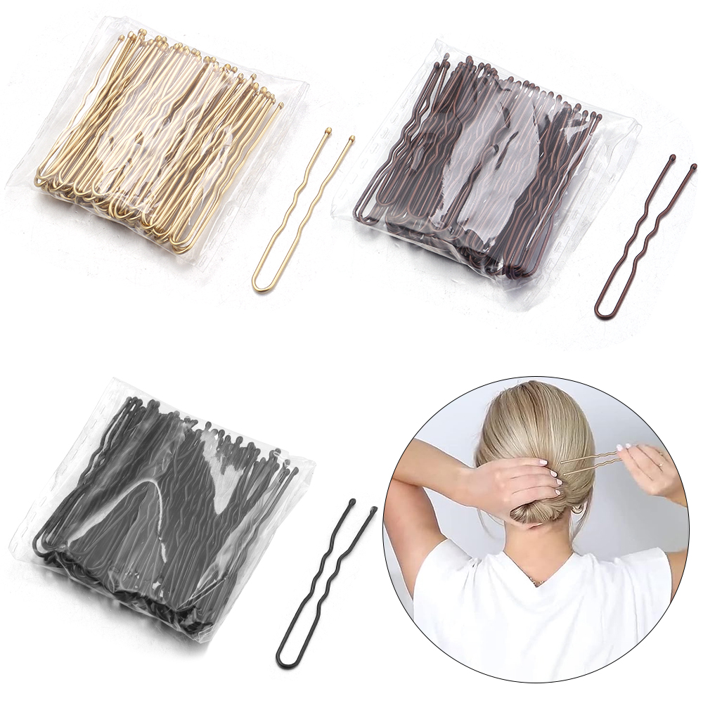 50Pcs Women Girls U Shaped Hai - Bobby Pin Bulk のレビューと価格