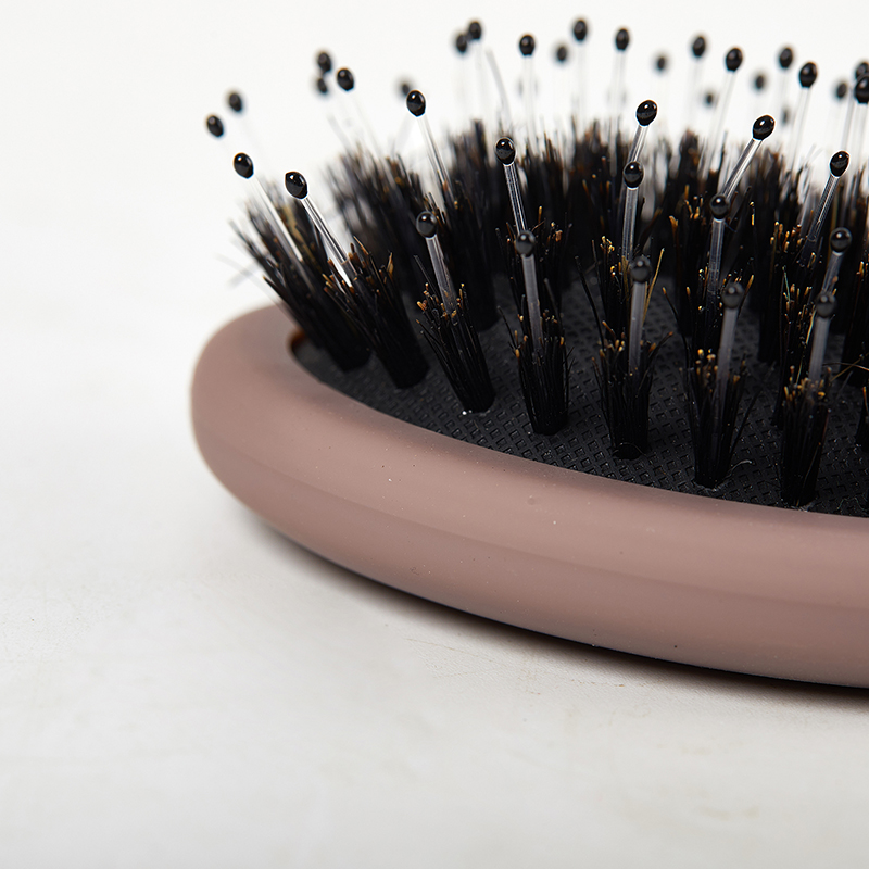 1PC Oval Boar Bristle & Nylon  - Hair Care In Salon のレビューと価格
