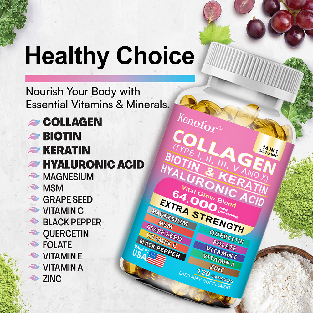 Complex Collagen Capsules, Bri - Hair Care Collagen のレビューと価格