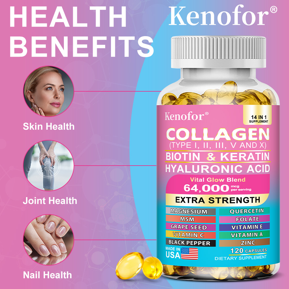 Complex Collagen Capsules, Bri - Hair Care Collagen のレビューと価格
