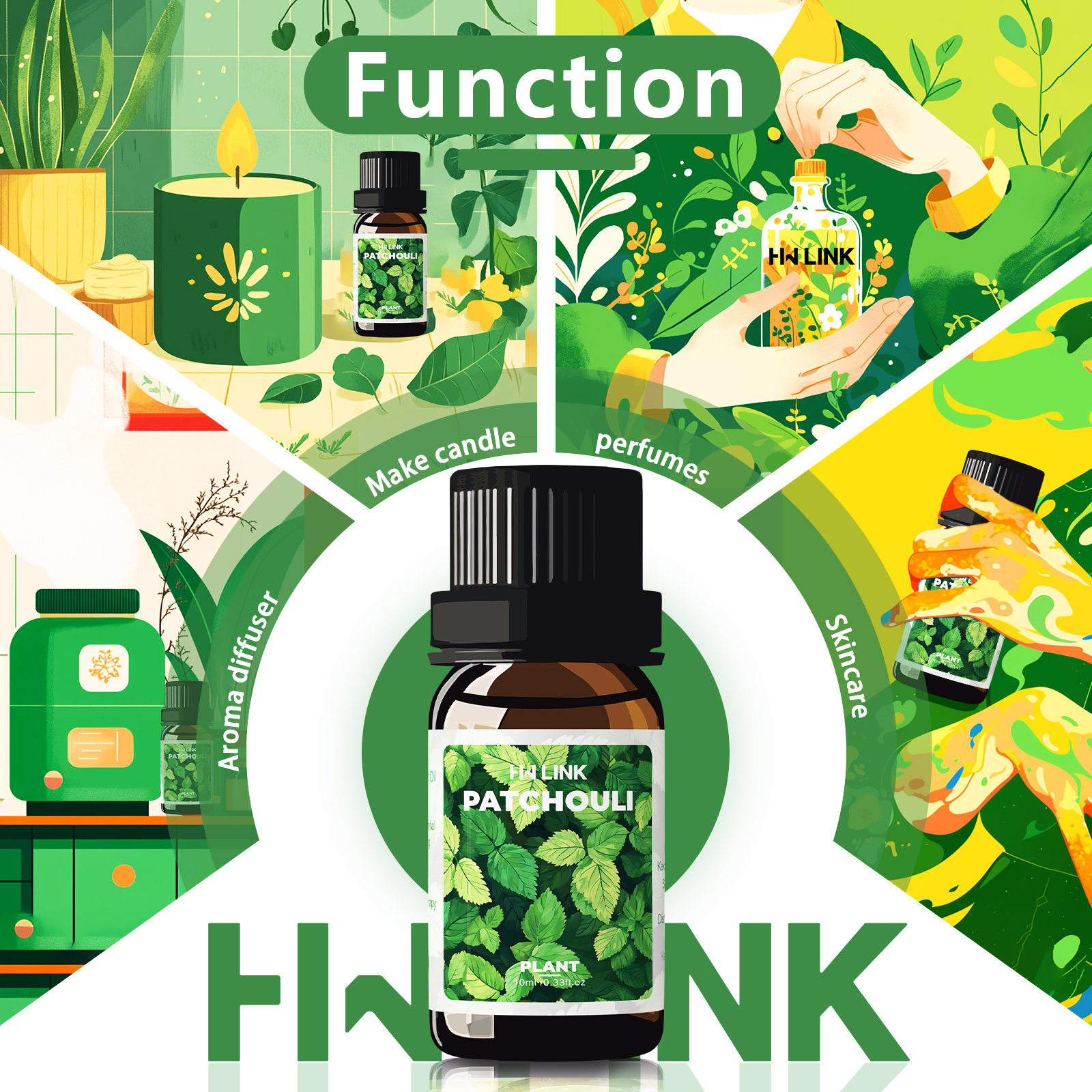 10ml Patchouli Essential Oils  - Hair Care Naturally のレビューと価格