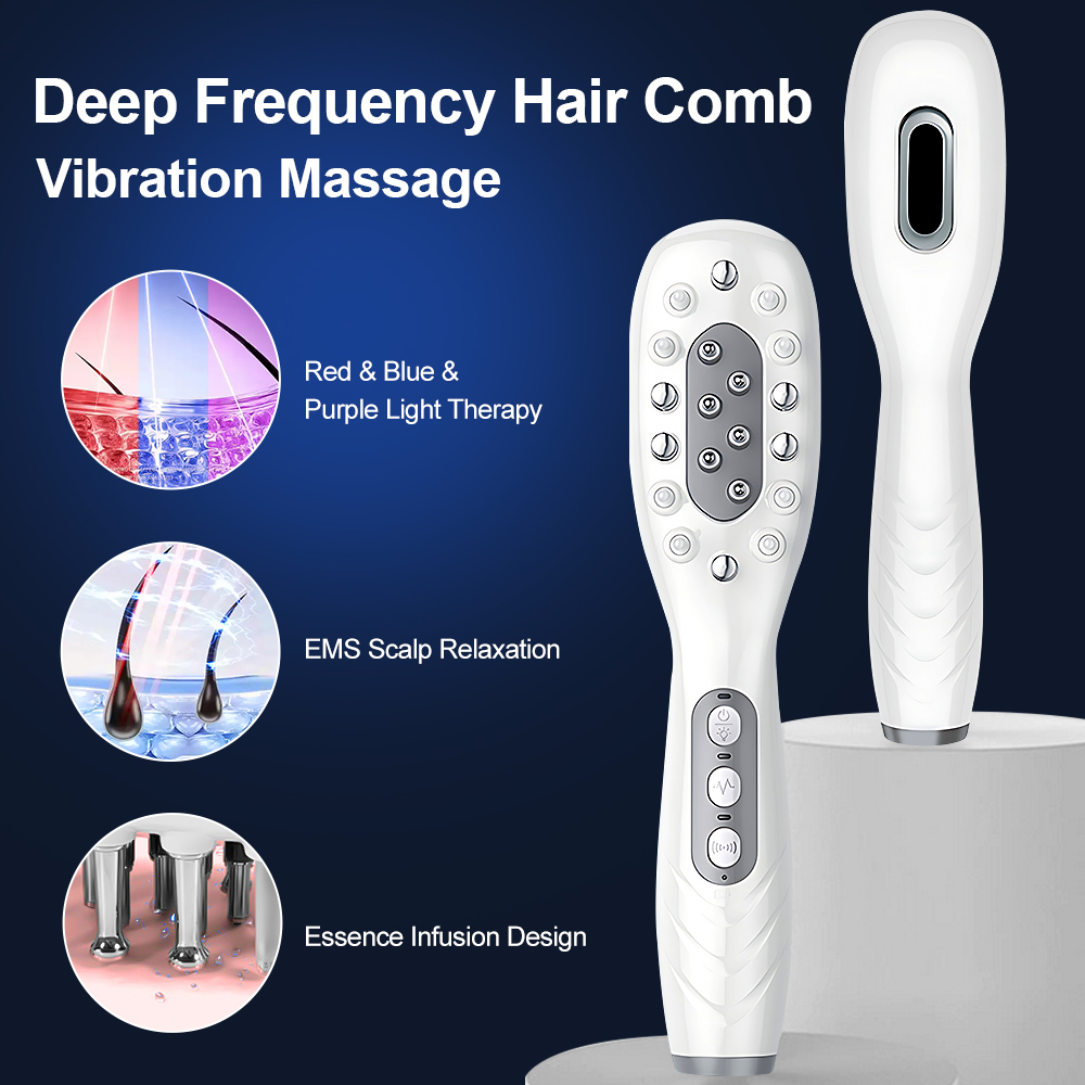 3 Gears EMS Vibration LED Ligh - Hair Care Growth のレビューと価格