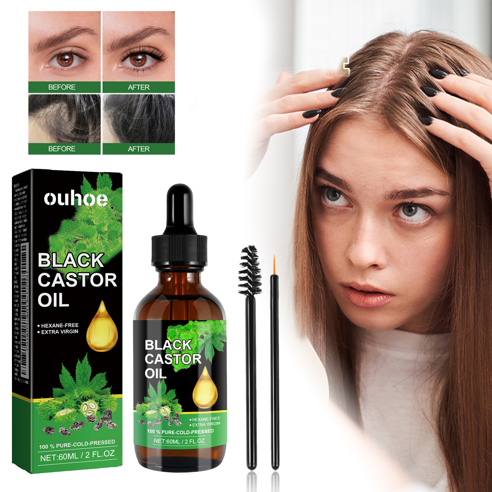 Black Castor Oil Nourishes Hai - Hair Care Naturally のレビューと価格