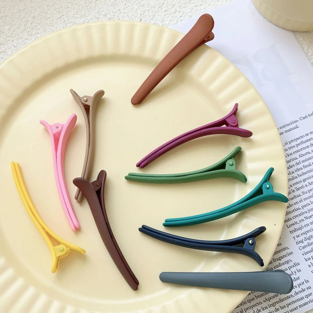 4Pcs/Set Duckbill Clip Candy C - Hair Care In Salon のレビューと価格