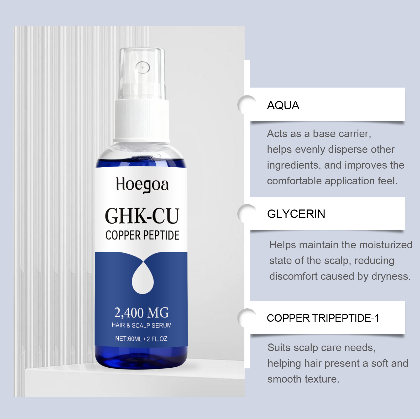 Ghk-Cu Copper Peptide for Hair - Hair Care Serum のレビューと価格