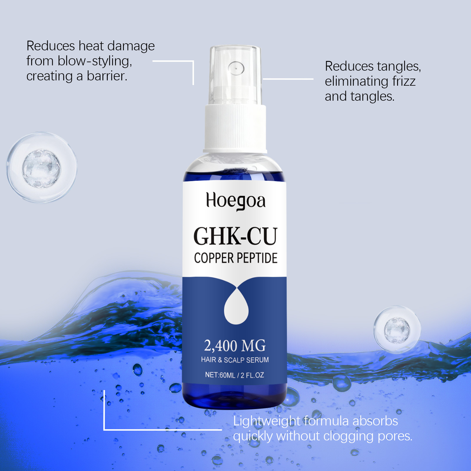 Ghk-Cu Copper Peptide for Hair - Hair Care Serum のレビューと価格