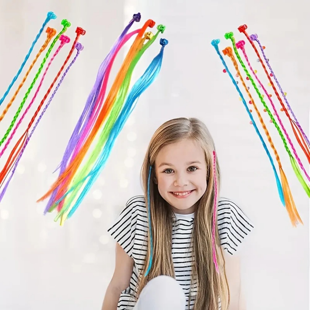 18Pcs Colorful Hair Extensions - Bobby Pin Bulk のレビューと価格