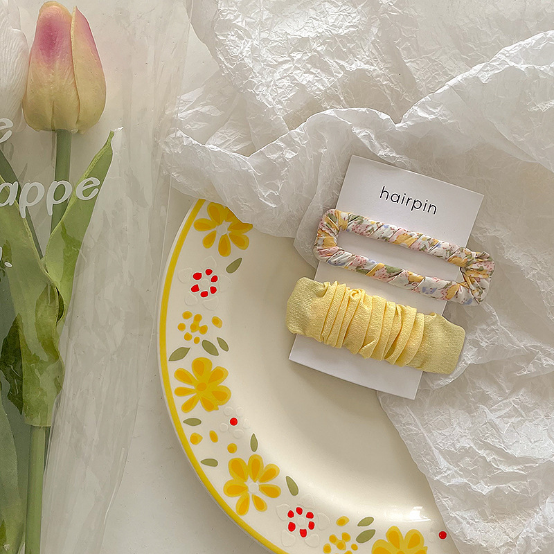 2pcs Girls Sweet Floral Print  - Bobby Pin Bulk のレビューと価格