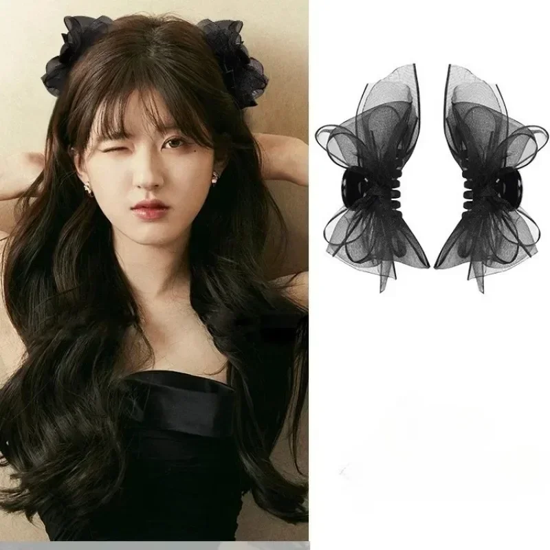 2pcs Black Matte Bowknot Mesh  - Bobby Pin Bulk のレビューと価格