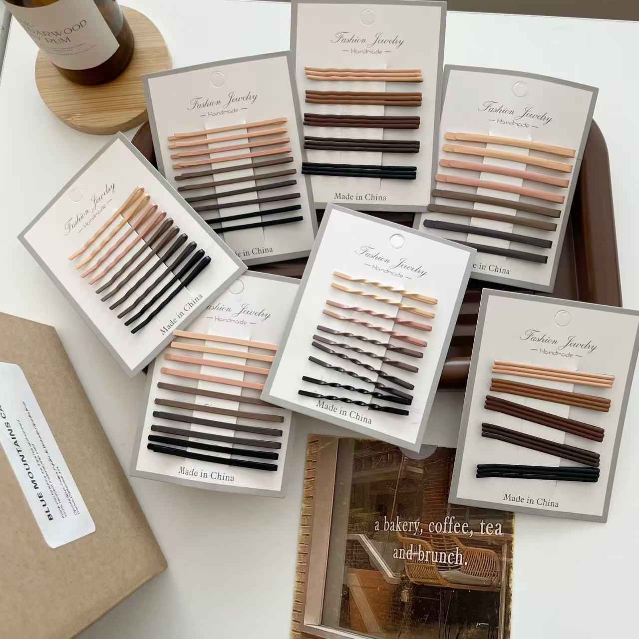 10pcs Milk Tea Color Hairpins  - Bobby Pin Bulk のレビューと価格