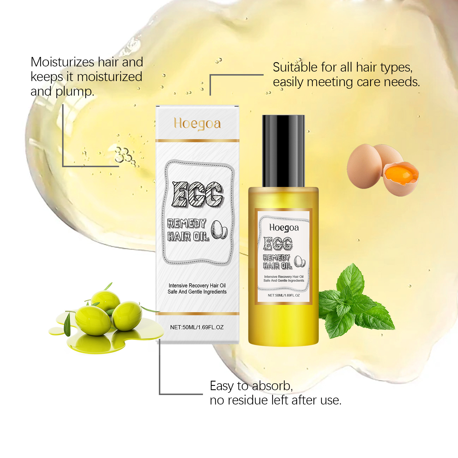 Egg Remedy Hair Oil Restore So - Hair Care Naturally のレビューと価格