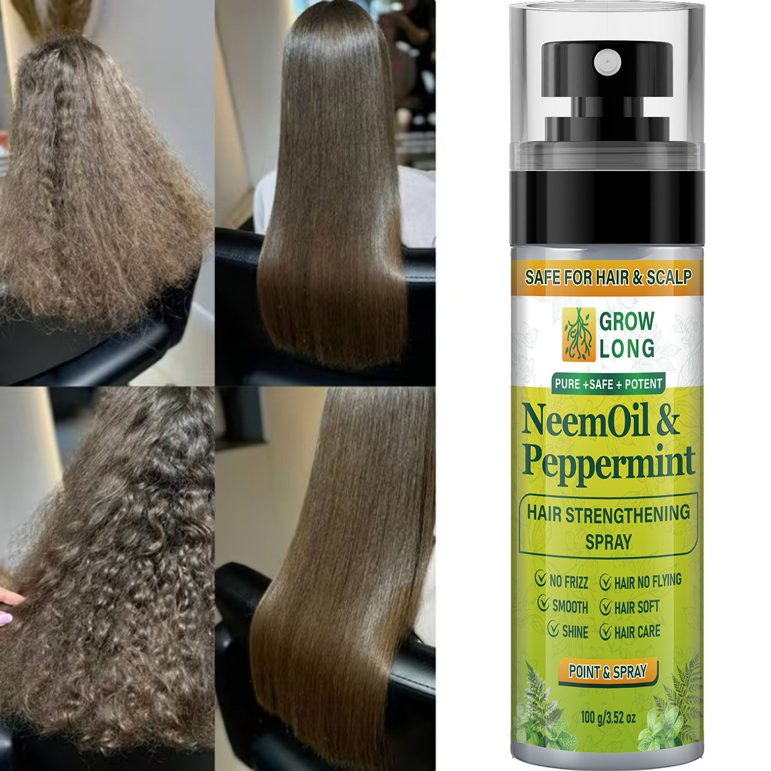 Hair Care Spray, Strengthening - Hair Care Collagen のレビューと価格
