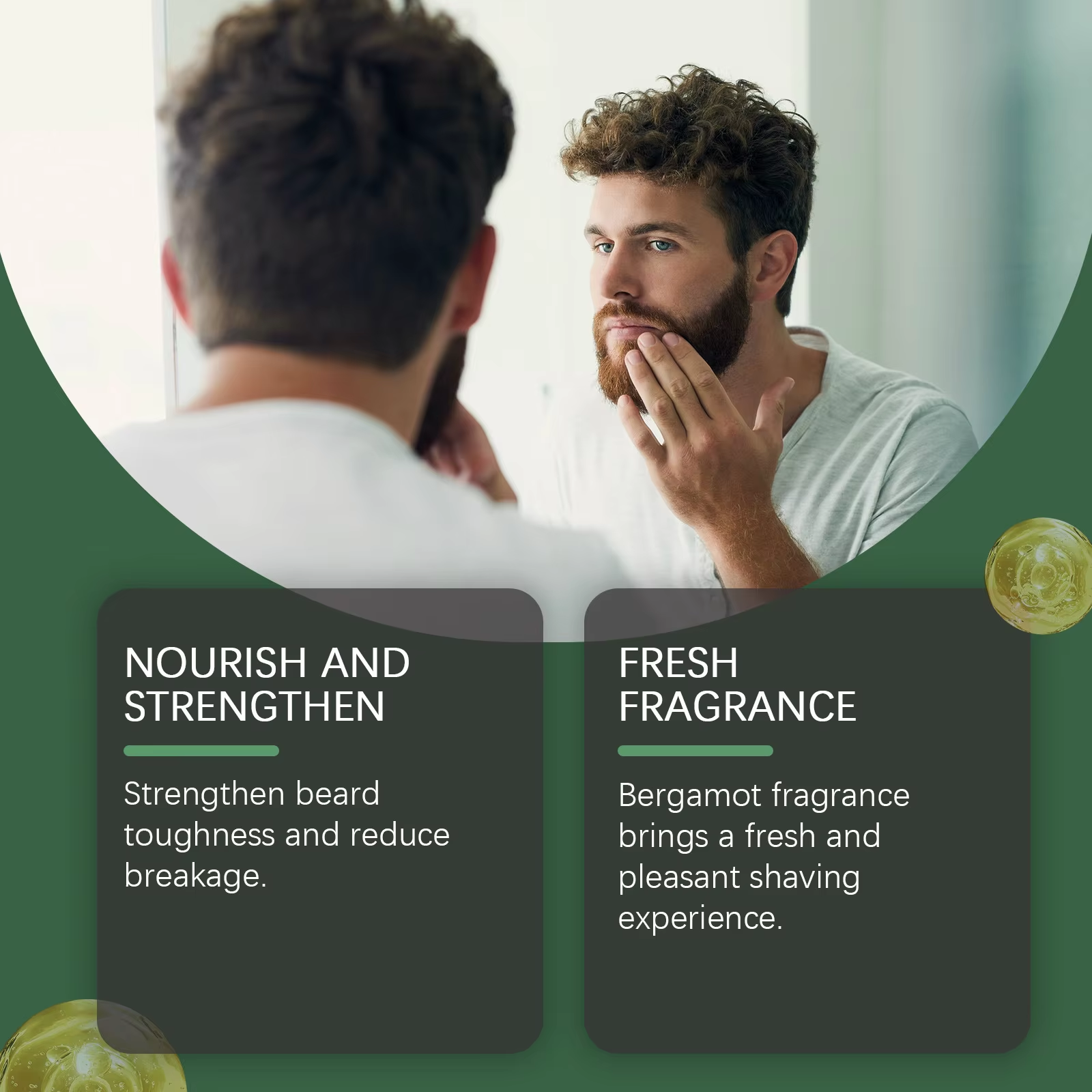 Men Beard Nourishing Oil Trim  - Hair Care Serum のレビューと価格