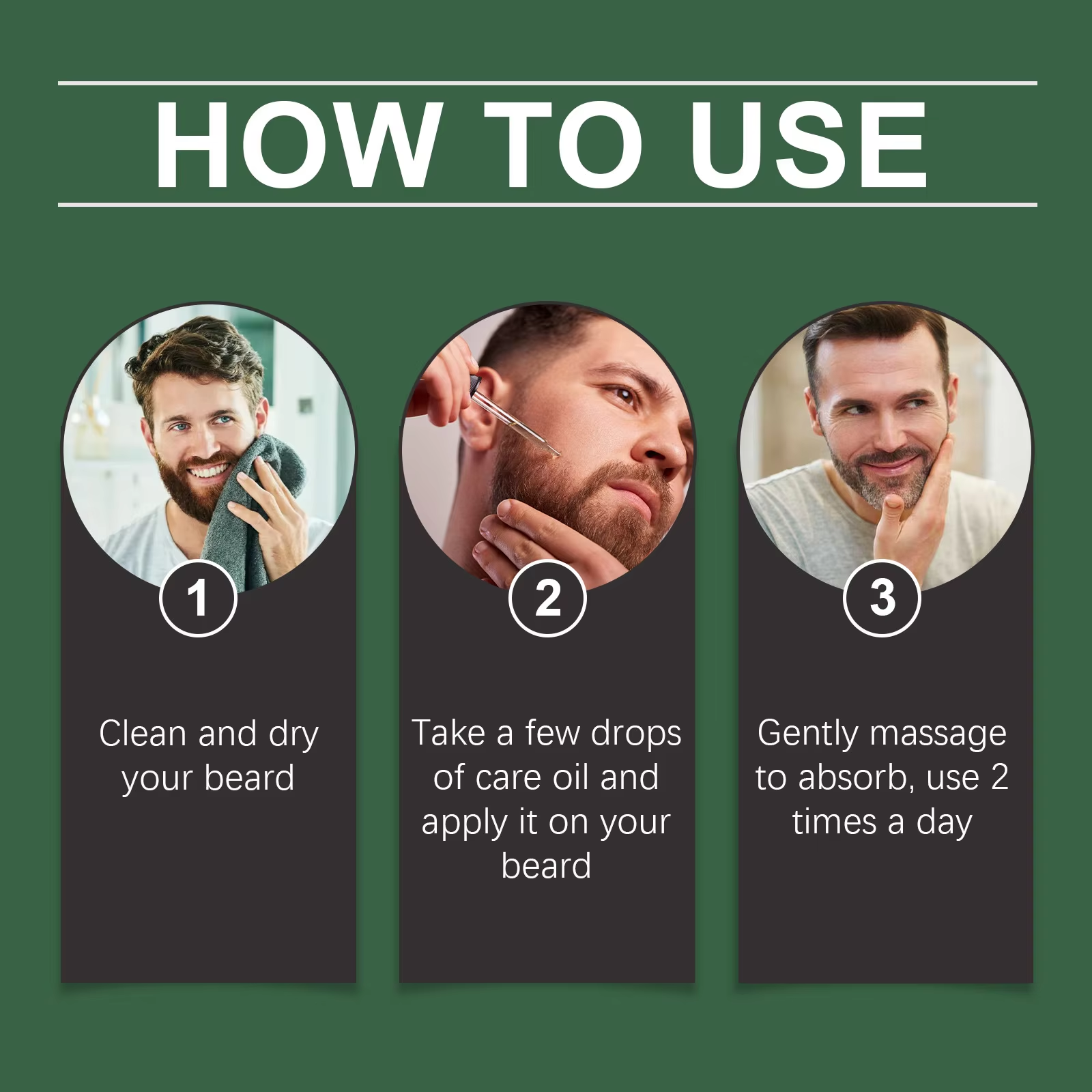 Men Beard Nourishing Oil Trim  - Hair Care Serum のレビューと価格