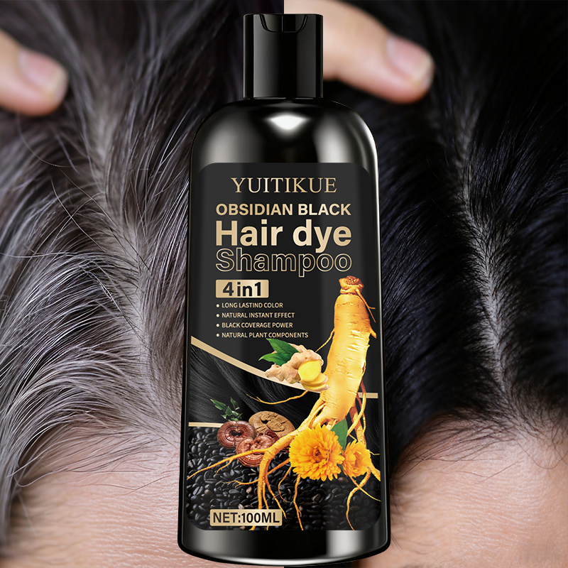 Obsidian Black Hair Dye Shampo - Hair Care Collagen のレビューと価格
