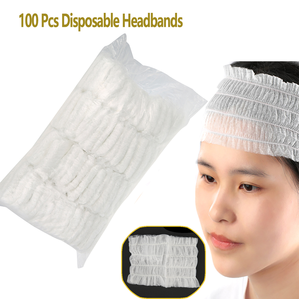 100 Pcs Disposable Headbands N - Hair Care Journey のレビューと価格