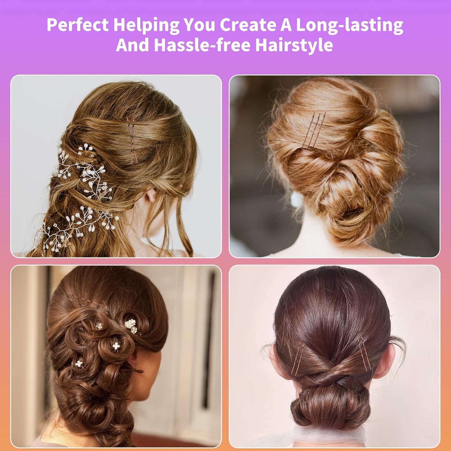 400Pcs Brown Bobby Pins, 2 Inc - Bobby Pin Bulk のレビューと価格