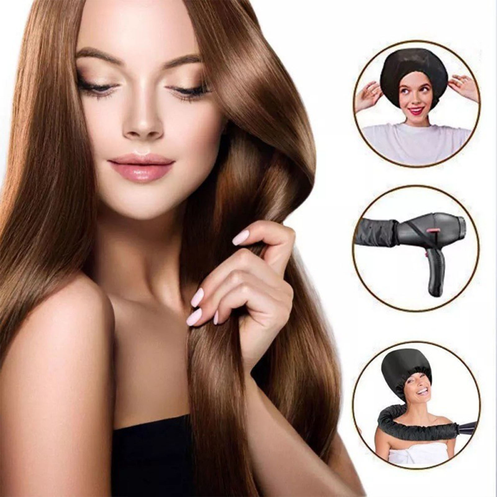 Hair Dryer Steamer Cap Reusabl - Hair Care In Salon のレビューと価格