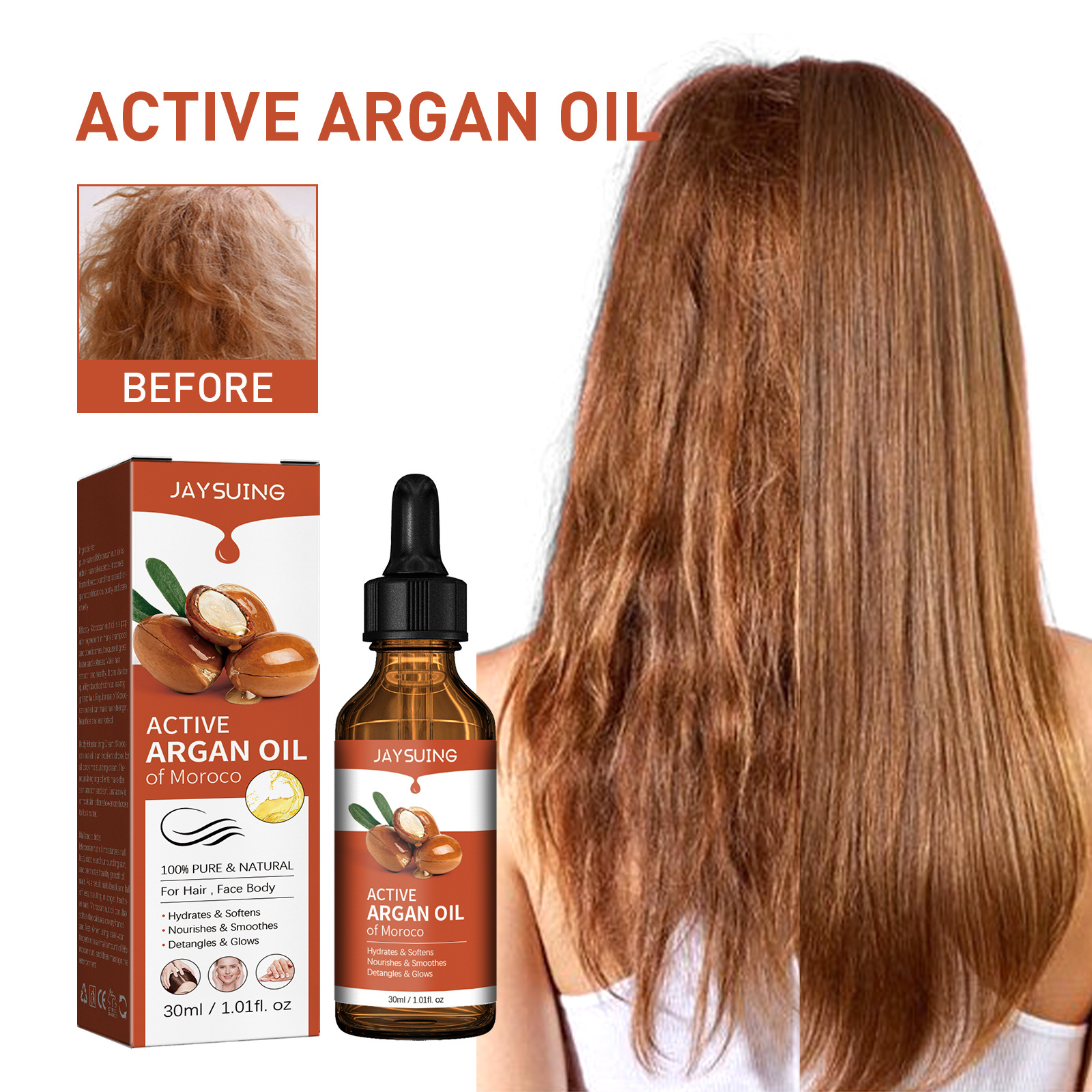 Argan Oil for Hair Treatment S - Hair Care Naturally のレビューと価格