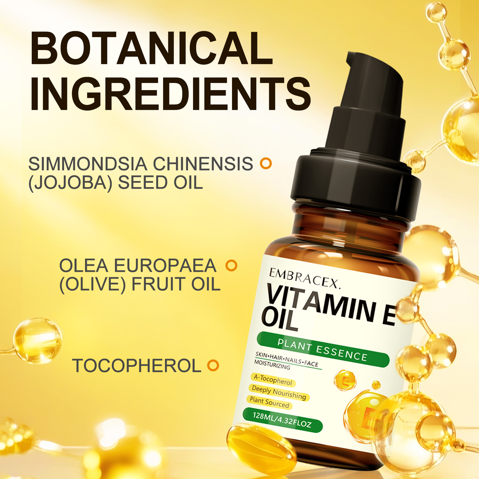 128ml Vitamin E oil Essential  - Hair Care Naturally のレビューと価格