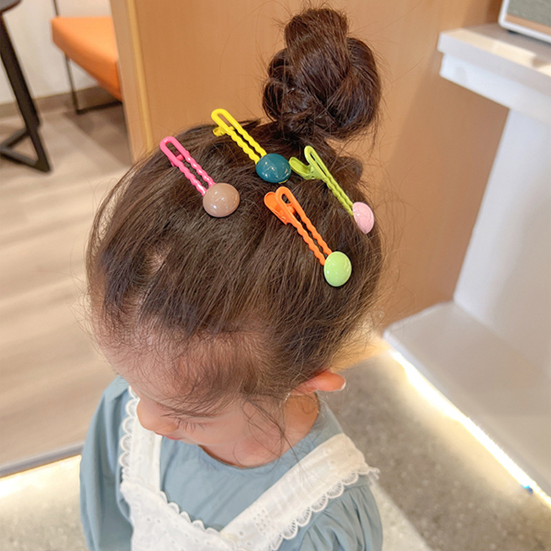 2Pcs/Set Simple Bead Hair Clip - Bobby Pin Bulk のレビューと価格