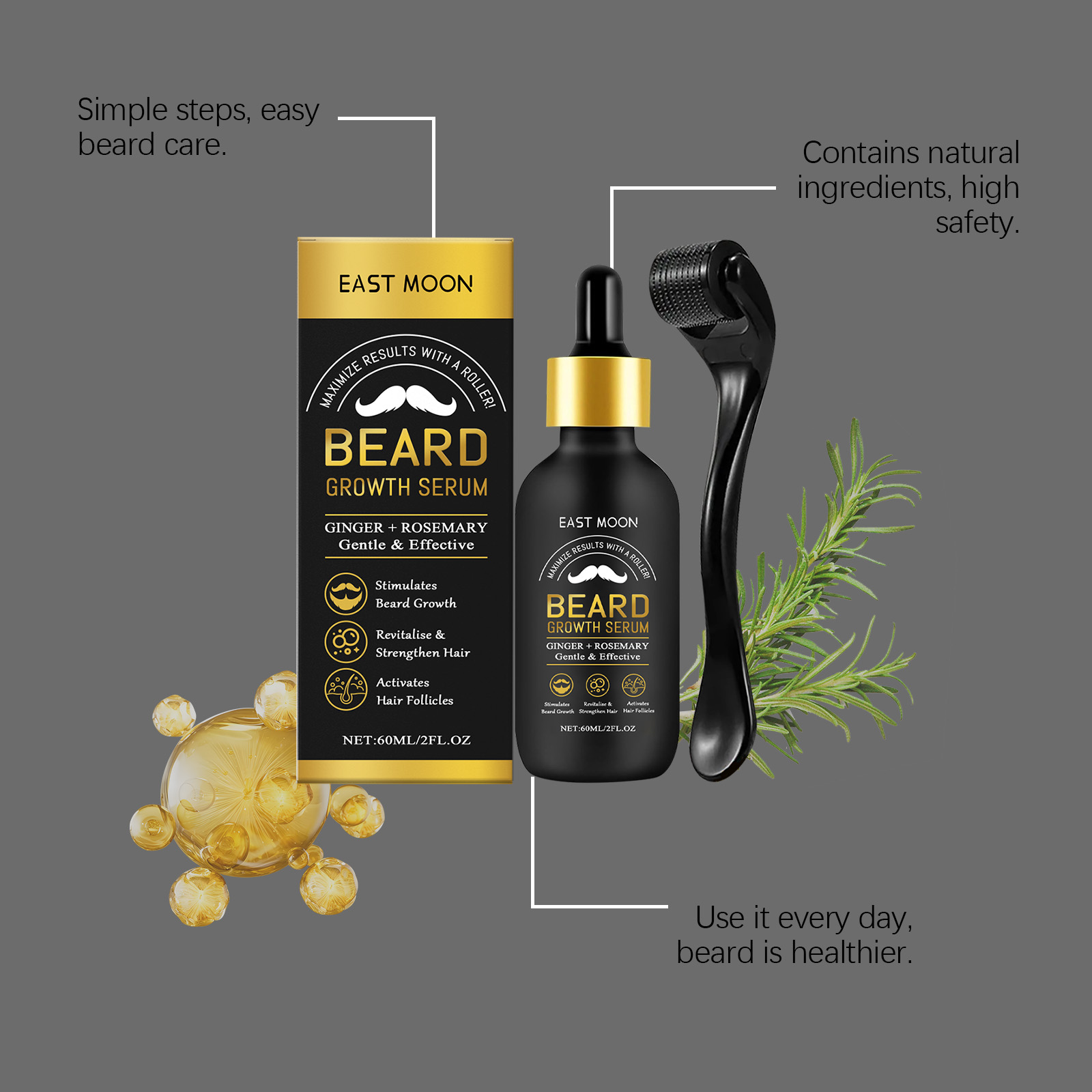 Beard Care Essential Oil Deep  - Hair Care Serum のレビューと価格