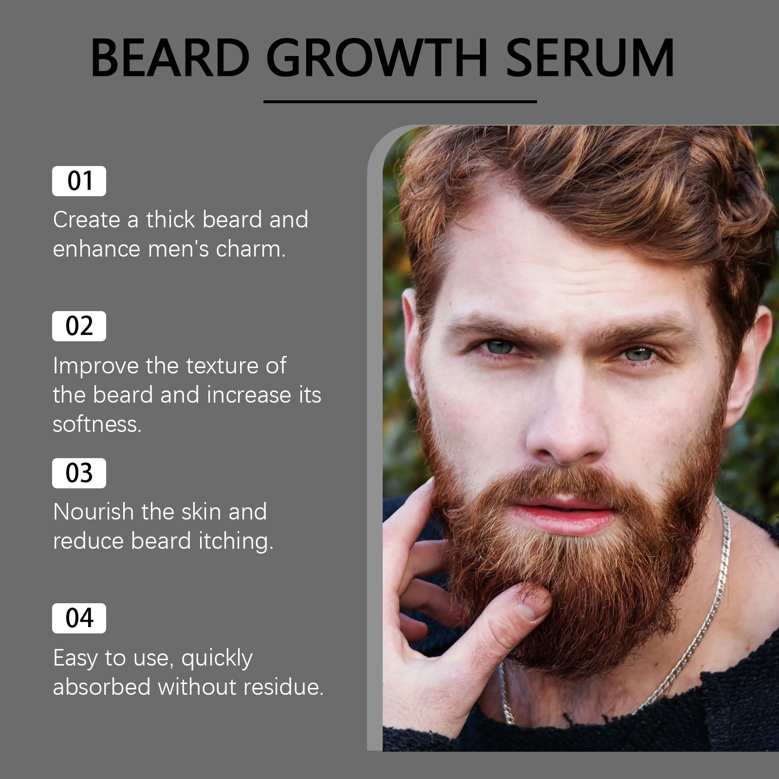 Beard Care Essential Oil Deep  - Hair Care Serum のレビューと価格